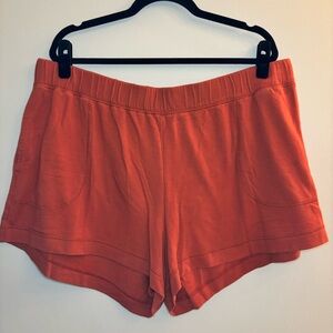 Old Navy Women’s Orange Athleisure Shorts Size XXL